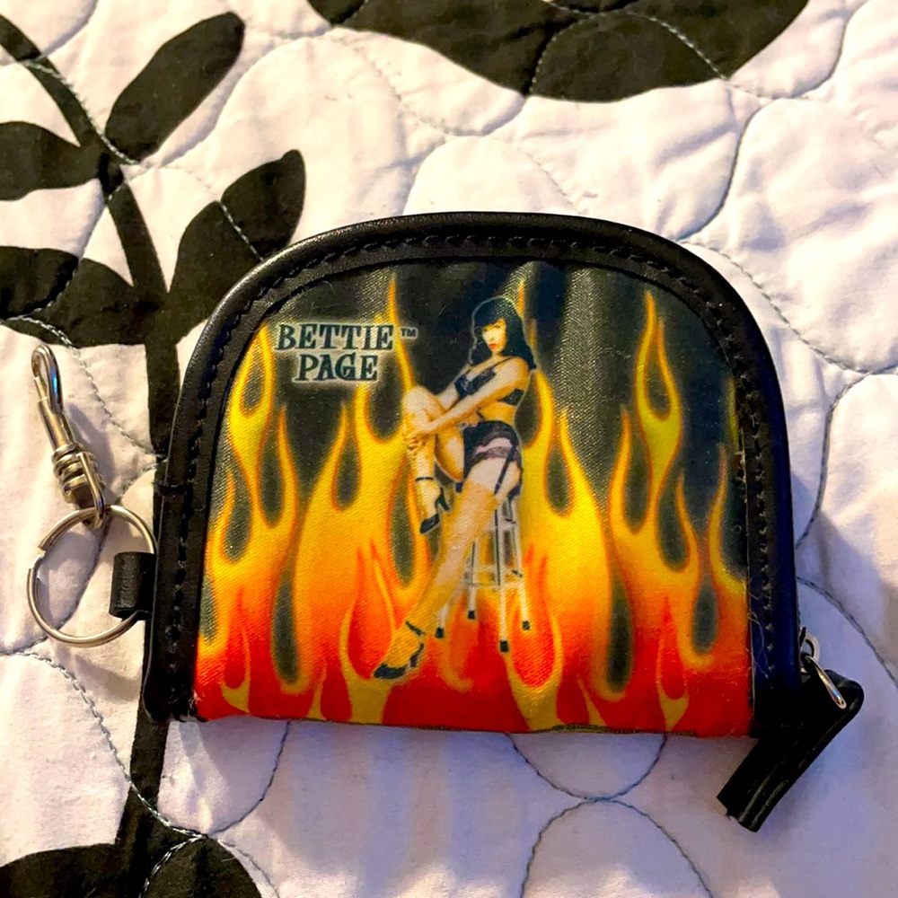 Bettie Page change purse